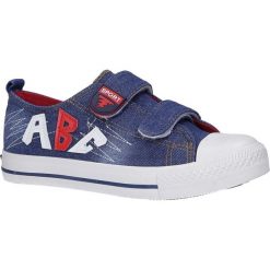 Granatowe trampki na rzepy casu a6612. Trampki chłopięce Casu, bez wzorów, na rzepy. Za 34,99 zł.