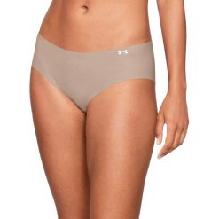Under Armour Pure Stretch Hipster 1275736-295. Brązowe szorty damskie Under Armour, s, bez wzorów, z elastanu. W wyprzedaży za 29,99 zł.