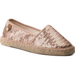 Espadryle TAMARIS - 1-24650-20 Copper Sequins 955. Szare espadryle damskie marki Tamaris, z materiału. W wyprzedaży za 119,00 zł.