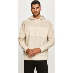 Levi's - Bluza. Białe bluzy męskie Levi's®, s, z aplikacjami, z bawełny, z kapturem, bez rękawów, z kapturem. W wyprzedaży za 299,90 zł.