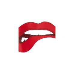 Bluzy damskie: BLUZA RED LIPS CROP