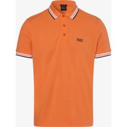 BOSS Athleisure - Męska koszulka polo – Paddy, pomarańczowy. Pomarańczowe koszulki męskie BOSS Athleisure, xxl, w paski, sportowe, polo, bez rękawów. Za 349,95 zł.
