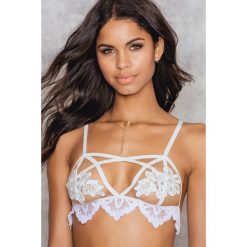 Biustonosze bardotka: For Love & Lemons Biustonosz Ruby – White