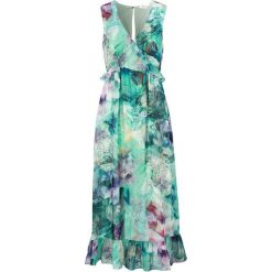 Happy Holly Maxiklänning Hallie zielony we wzory female zielony/ze wzorem 36. Zielone sukienki damskie z szyfonu, eleganckie, długie. Za 329,00 zł.
