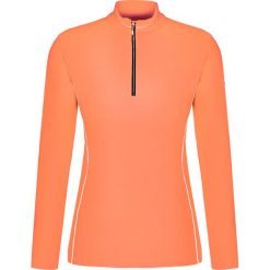 Golf DESCENTE JAMEE. Pomarańczowe swetry damskie Descente, bez wzorów, z tkaniny, bez rękawów, bez kaptura. W wyprzedaży za 413,00 zł.