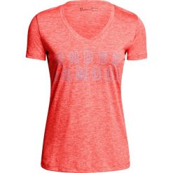 Bluzki damskie: Under Armour Koszulka damska Tech Graphic Twist SSV czerwona r. XS (1309898-985)