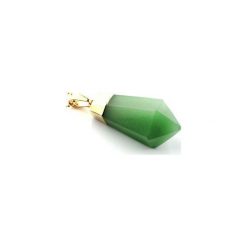 Colare Wahadło Kwarc Zielony złoto. Zielone naszyjniki damskie marki Brazi druse jewelry, z kwarcem, srebrne. Za 170,00 zł.