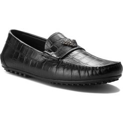 Mokasyny EMPORIO ARMANI - X4B064 XF200 00002 Black. Czarne półbuty męskie marki Emporio Armani, ze skóry. W wyprzedaży za 1049,00 zł.