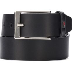 Tommy Hilfiger Layton Pasek Czarny. Czarne paski męskie TOMMY HILFIGER, w paski, ze skóry. Za 187,95 zł.
