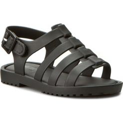 Sandały MELISSA - Mini Melissa Flox Bb 31675 Black 50603. Czarne sandały dziewczęce Melissa, z tworzywa sztucznego, bez zapięcia. W wyprzedaży za 119,00 zł.