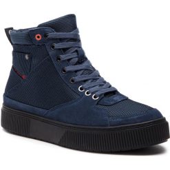 Sneakersy DIESEL - S-Danny Mc II Y01800 P1765 T6055 Midnight Navy. Niebieskie sneakersy męskie Diesel, na co dzień, bez wzorów, ze skóry, bez zapięcia. W wyprzedaży za 459,00 zł.