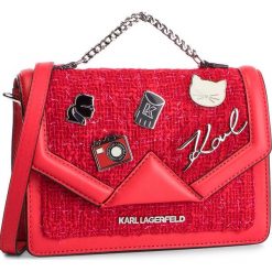 Torebka KARL LAGERFELD - 91KW3033 Red. Czerwone torebki klasyczne damskie marki KARL LAGERFELD, bez wzorów, ze skóry, klasyczne, bez dodatków. Za 1349,00 zł.