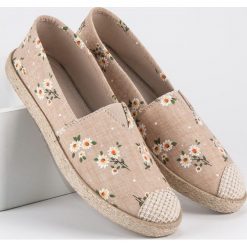 Tomsy damskie: Espadryle w kwiaty vices Vices odcienie brązu i beżu
