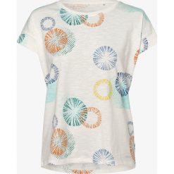 Esprit Casual - T-shirt damski, beżowy. Brązowe t-shirty damskie Esprit Casual, xxl, z nadrukiem, casualowe, bez kołnierzyka. Za 69,95 zł.