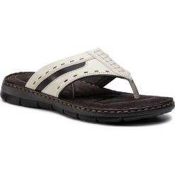Japonki LASOCKI FOR MEN - MB-PALO-55 White. Białe klapki męskie Lasocki For Men, ze skóry, bez zapięcia. Za 99,99 zł.