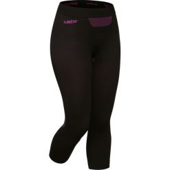 Legginsy narciarskie BL 580 i-Soft damskie. Czarne legginsy damskie WED'ZE, l, bez wzorów, z elastanu. Za 79,99 zł.