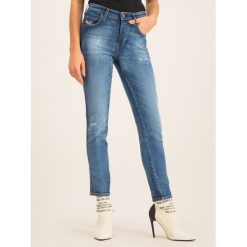Jeansy Slim Fit Diesel 00S7LY 069FY. Niebieskie jeansy damskie Diesel, s. W wyprzedaży za 459,00 zł.