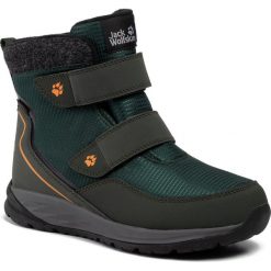 Śniegowce JACK WOLFSKIN - Polar Bear Texapore Mid Vc K 4036161 D Dark Green/Grey. Zielone śniegowce chłopięce Jack Wolfskin, bez zapięcia. Za 369,00 zł.