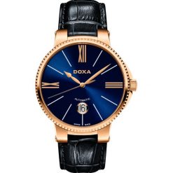 ZEGAREK DOXA II Duca Automatic 130.90.202.03. Niebieskie zegarki męskie marki DOXA, ze stali. Za 2990,00 zł.
