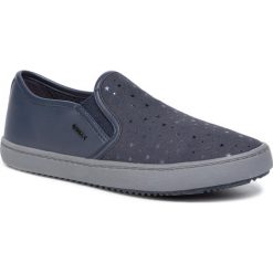 Tenisówki GEOX - J Kalispera G. R J944GR 0DHBC C4002 S Navy. Niebieskie trampki dziewczęce Geox, bez wzorów, z gumy, bez zapięcia. Za 259,00 zł.