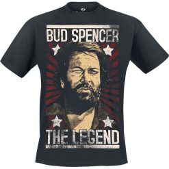 Bud Spencer The Legend T-Shirt czarny. Czarne t-shirty męskie marki Bud Spencer, xl, z nadrukiem, z okrągłym kołnierzem. Za 114,90 zł.