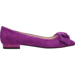 Baleriny ADORA. Fioletowe baleriny damskie marki Gino Rossi, ze skóry, eleganckie, na niskim obcasie. Za 249,90 zł.