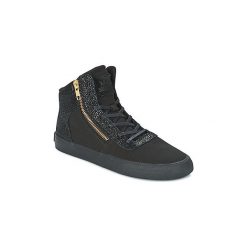 Buty Supra WOMENS CUTTLER. Czarne trampki i tenisówki damskie marki Supra, bez wzorów, bez zapięcia. Za 351,20 zł.