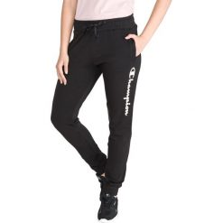 Champion Spodnie dresowe Czarny. Czarne spodnie damskie Champion, s, z elastanu. Za 199,95 zł.