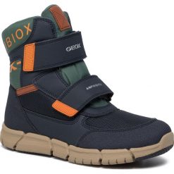 Śniegowce GEOX - J Flexyper B Abx B J949XB 0FUCE C0659 D Navy/Orange. Niebieskie śniegowce chłopięce Geox, bez zapięcia. W wyprzedaży za 289,00 zł.