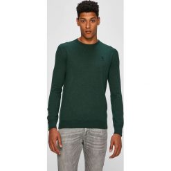 Polo Ralph Lauren - Sweter. Zielone swetry męskie Polo Ralph Lauren, xxl, bez wzorów, z bawełny, z okrągłym kołnierzem, bez kaptura. W wyprzedaży za 359,90 zł.
