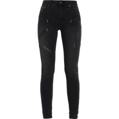 Jeansy damskie: Culture ELIA Jeansy Slim Fit black wash