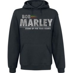 Bluzy męskie: Bob Marley Stand Up For Your Rights Bluza z kapturem czarny