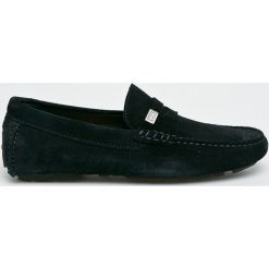 Tommy Hilfiger - Mokasyny. Czarne mokasyny męskie TOMMY HILFIGER, z materiału. Za 599,90 zł.