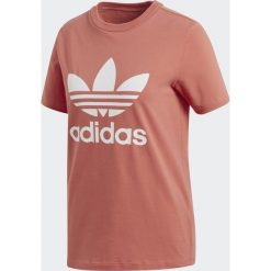 Bluzki damskie: Adidas Koszulka damska Originals Treofil czerwona r. 34 (CV9890)