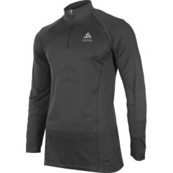 Odlo Koszulka męska Midlayer 1/2 zip Quagg grafitowa r. XL (349102/10374/XL). Szare koszulki sportowe męskie marki Odlo, m. Za 161,99 zł.