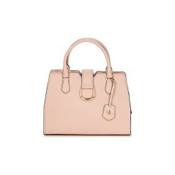 Torebki do ręki Lauren Ralph Lauren KENTON CITY SATCHEL MED. Różowe torebki klasyczne damskie Lauren Ralph Lauren, bez wzorów, do ręki, bez dodatków. Za 1039,20 zł.