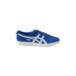 Trampki Onitsuka Tiger Mexico Delegation D639L-4201. Niebieskie trampki męskie marki Onitsuka Tiger, bez wzorów, bez zapięcia. Za 249,99 zł.