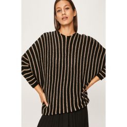 Answear - Sweter. Czarne swetry damskie ANSWEAR, s, bez wzorów, z bawełny, bez rękawów, bez kaptura. W wyprzedaży za 69,90 zł.