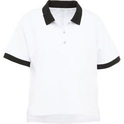 Bluzki damskie: rag & bone PIKE Koszulka polo white