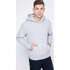 Review - Bluza. Pomarańczowe bluzy męskie Review, xl, bez wzorów, z bawełny, z kapturem, bez rękawów, z kapturem. W wyprzedaży za 49,90 zł.
