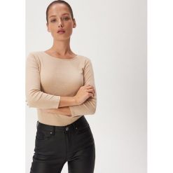 Błyszcząca bluzka - Różowy. Różowe bluzki damskie Sinsay, xl, bez wzorów, bez kołnierzyka, bez rękawów. Za 14,99 zł.