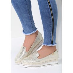 Beżowe Slip On Succesful Taste. Brązowe trampki damskie slip on vices. Za 59,99 zł.