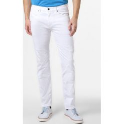 HUGO - Jeansy męskie – Hugo 708, biały. Białe jeansy męskie HUGO, m, bez wzorów. Za 429,95 zł.
