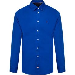 Koszula TOMMY HILFIGER Pure Cotton MW0MW10948. Niebieskie koszule męskie TOMMY HILFIGER, s, bez wzorów, z elastanu, casualowe, bez kołnierzyka, bez rękawów. W wyprzedaży za 209,00 zł.