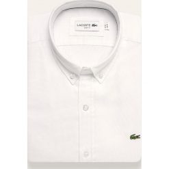 Lacoste - Koszula. Niebieskie koszule męskie Lacoste, bez wzorów, z bawełny, casualowe, button down, z długim rękawem. W wyprzedaży za 329,90 zł.