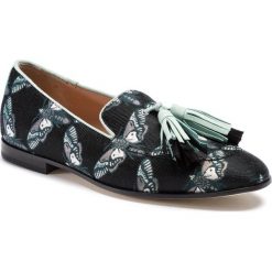Lordsy POLLINI - SA10181C17TN100A Ner/Cm/Me/Ne. Czarne półbuty damskie marki Pollini, ze skóry, bez obcasa, na płaskiej podeszwie. Za 1299,00 zł.