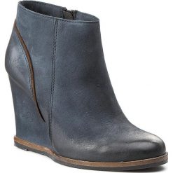 Botki damskie lity: Botki SIMEN - 8616 K.W. Granat