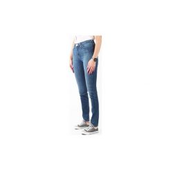 Jeansy skinny Lee Jeansy Scarlett High L626SVMK. Niebieskie jeansy damskie Lee, l, bez wzorów, z jeansu. Za 243,53 zł.