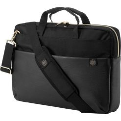 Torba HP Pavilion Accent 15.6 cali Czarno-złoty. Żółte torby na laptopa HP, w paski. Za 119,80 zł.