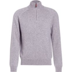 J.CREW ITALIAN HALF ZIP Sweter grey. Szare swetry klasyczne męskie marki J.CREW, m, z kaszmiru. W wyprzedaży za 829,95 zł.